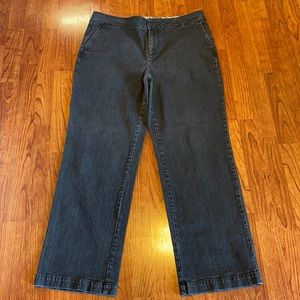 Women’s Wide Leg black jeans, size 16